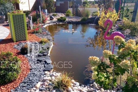 Décors & Paysages - Cote jardin - bassin exposition
