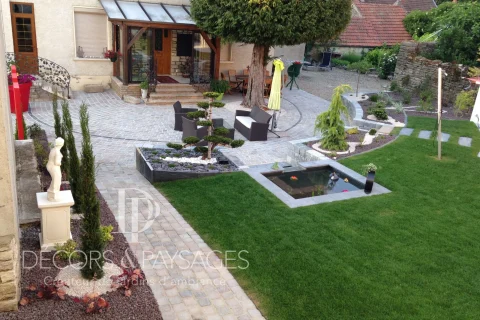 Décors & Paysages - Cote jardin - jardin aménagé