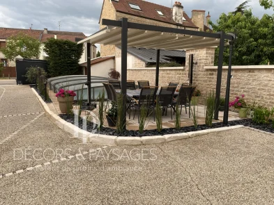 Décors & Paysages - Cours et Terrasse - ombrage pour rerrasse pres piscine