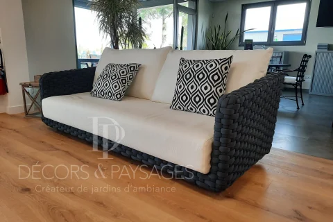 Décors & Paysages - Mobilier - canapé 3 place d'exterieur