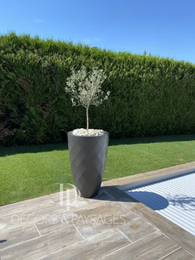 Décors & Paysages - Mobilier - pot de fleur géometrique