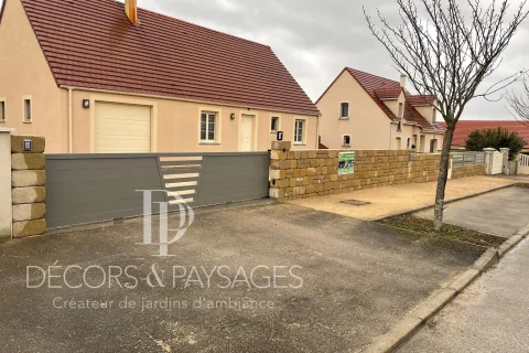 Décors & Paysages - Portail et Clotures - portail à moteur